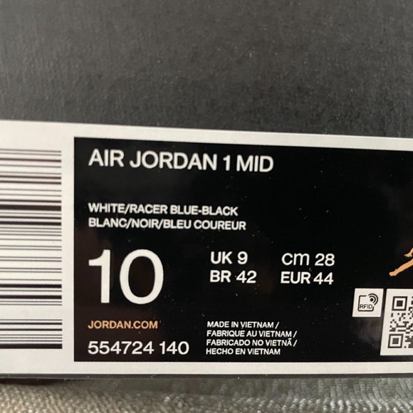 Air Jordan 1 Mid size 10 mens main image 4